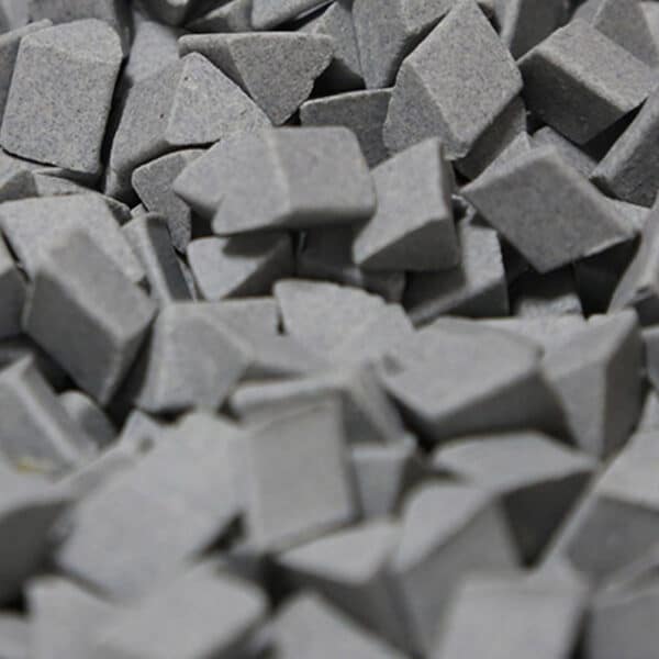 thumbnail image 2 of Winona Van Norman Ceramic Triangle Tumbling Media 3/8 X 7/8 For Metal & Rock 2 of 5