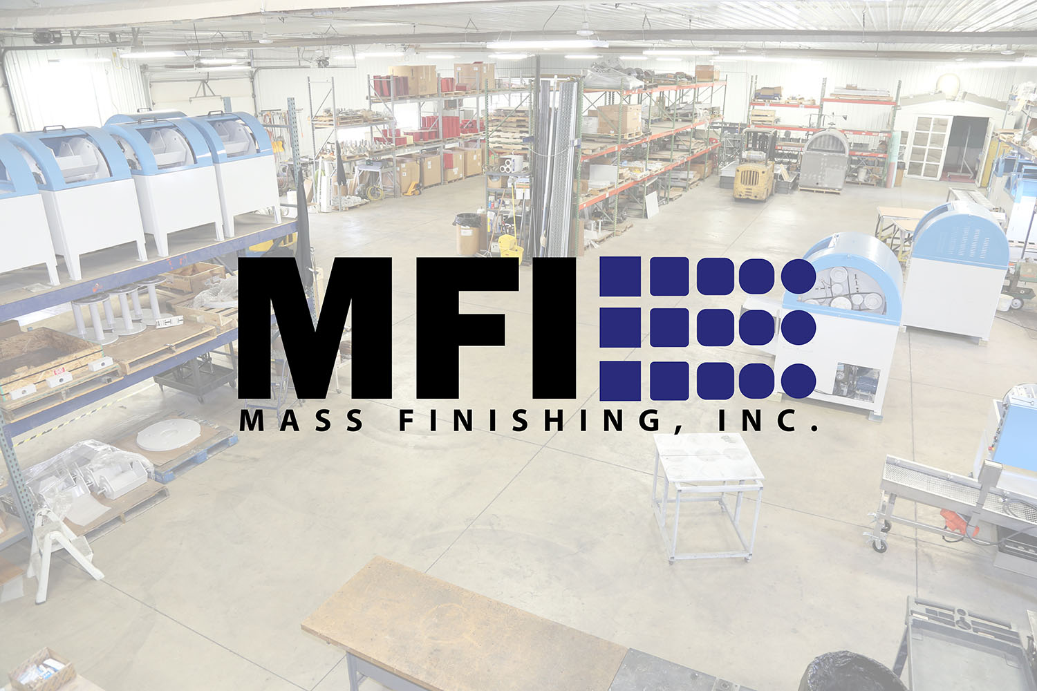 Interior of MFI warehouse.