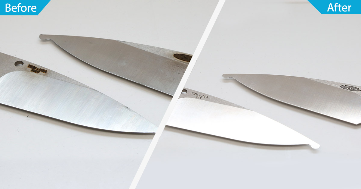 Knife Deburring and Polishing Made Easy - Mass Finishing, Inc.
