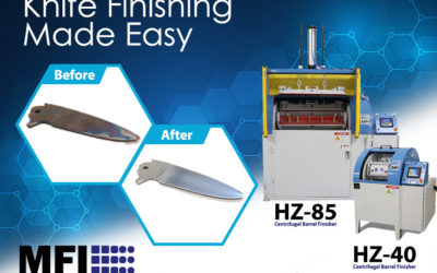 Knife Deburring and Polishing Made Easy - Mass Finishing, Inc.