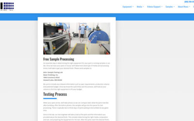 Our Process: Free Sample Processing