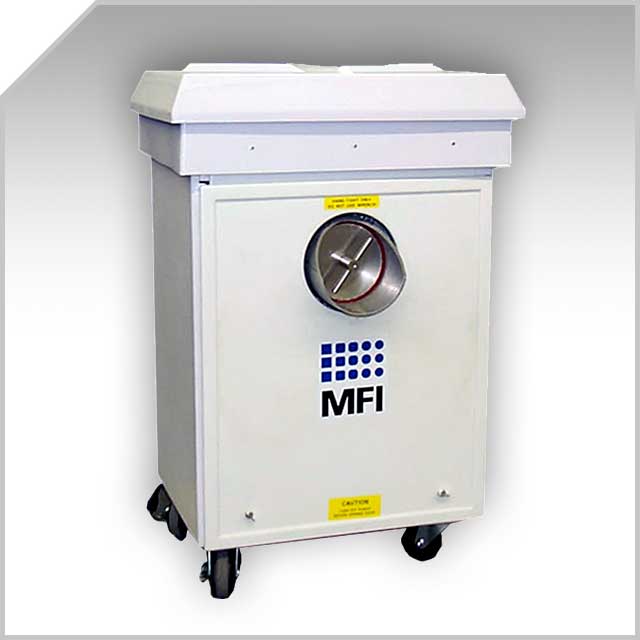MFI's smallest centrifugal barrel finisher is ideal for the jewelry and dental industries.