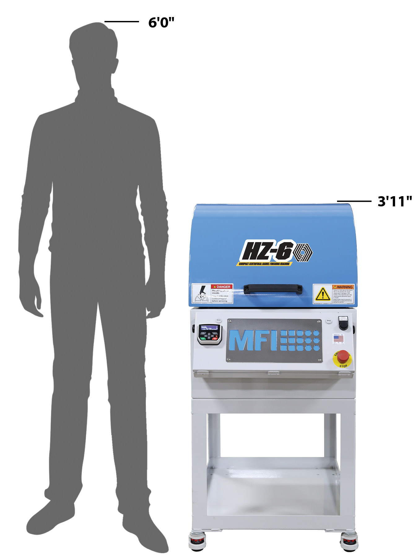 HZ-6 Size Comparison