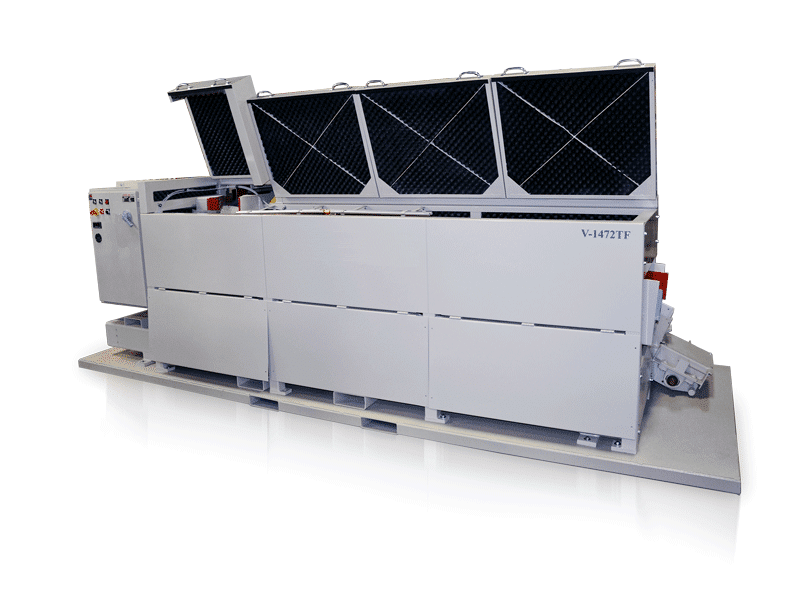 Continuous Thru-Feed Vibratory Finishing Tubs