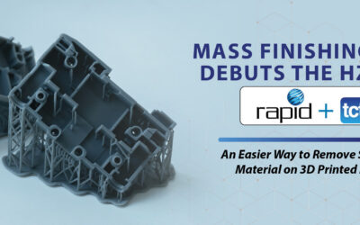 Mass Finishing, Inc. Debuts the HZ-6 at RAPID + TCT: An Easier Way to Remove Support Material on 3D Printed Parts