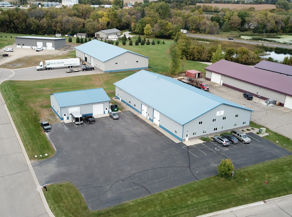 Aerial Photo of Mass Finishing Inc. Facility in Howard Lake, Minnesota